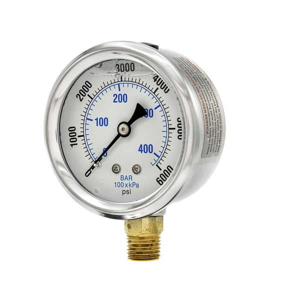 Manómetro PIC PRO-201L-254S 0-6000 PSI