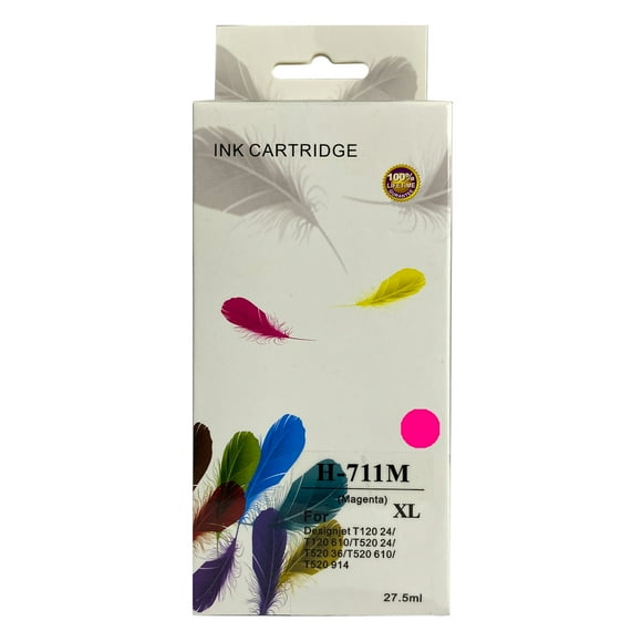 Cartucho 711XL Magenta para HP T120 520 Alternartivo