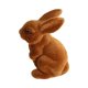thumbnail image 4 of Bunny Easter Moss Rabbit Mano De Obra Detallada Para El Festival De Pascua Inicio Marrón 19cmx11cmx7cm, 4 of 5