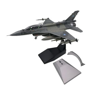 Genérico - Modelo De Caza De Aleación 1/72 F16D Con Base De Exhibición Coleccionables Para Estante