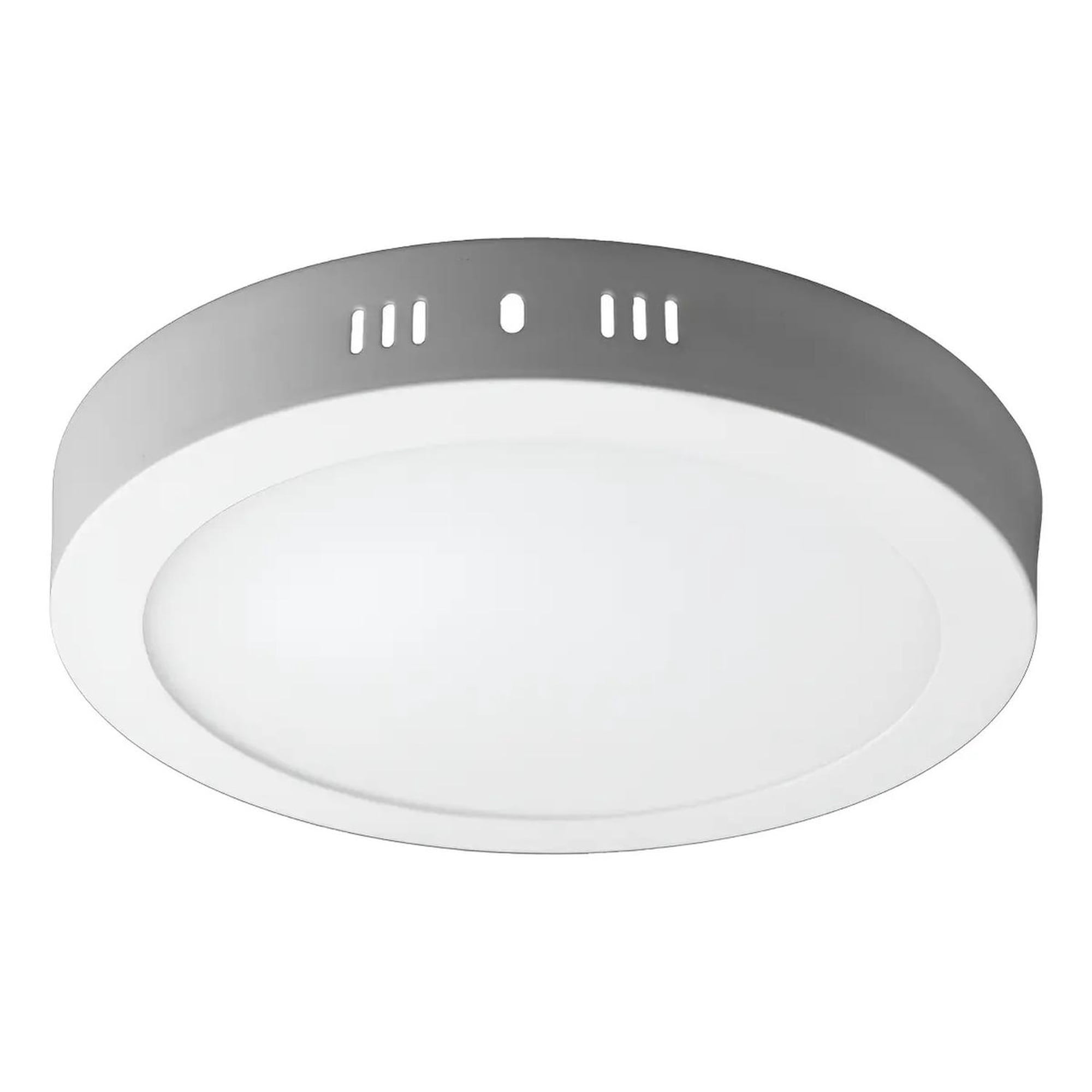 Drl - Panel Led Foco Plafón Sobrepuesto Redondo 24w 28cm Luz Fría