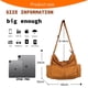 thumbnail image 2 of Bolso bandolera de lona, bolso tote de lona, bolso bandolera tipo hobo con múltiples bolsillos, bolso tote de lona para mujer y hombre., 2 of 6