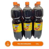 Freshtea - Té Helado Negro Sabor Durazno Sixpack 1,5L
