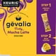 thumbnail image 5 of Copas K-Cup y espumas Coffee Gevalia, 2 pasos, moca latte, 6 x 180 ml, 5 of 9