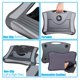 thumbnail image 5 of Base para portátil Lap Pad MAX SMART con ventilador de enfriamiento USB y mouse pad, 5 of 8