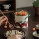 thumbnail image 5 of Escurridor de vajilla, cuchara de cereza retro, cuchara, abrazadera para ollas, utensilio de cocina, palo, lata, caja de almacenamiento, con 4 bandejas de cubo de metal con rejilla, 5 of 5