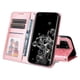 thumbnail image 5 of Funda tipo cartera FOXDOCK para Samsung Galaxy S20 Ultra , diseño girasol en relieve, cuero PU, cierre magnético, soporte y tarjetero, 5 of 5