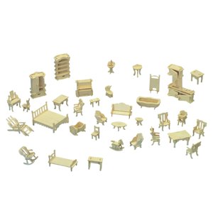 Magideal - Rompecabezas 3D De Madera Para Niños, Kits De Manualidades Diy, Hecho A Mano, Juguete De Aprendizaje Preescolar, Juguete Montessori Para Niñas Y Niños