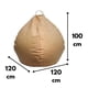thumbnail image 5 of Pouf Pera Beige XL 100x120x120, 5 of 5