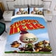 thumbnail image 4 of Pollito Pequeño Conjunto de sábanas temático, trío de piezas, cómodo y amigable con la piel, diseño único, regalo de decoración para el hogar para familiares, amigos y fans, 90 cm * 190 cm, 4 of 6
