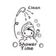 thumbnail image 3 of Etiqueta Adhesiva Para Baño, Fondo Fácil De Quitar, Elegante Letrero Para Puerta De Baño, 3 of 5
