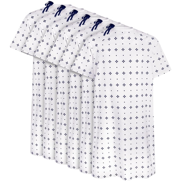 Pack de 6 batas de hospital Utopia Care, unisex, para mujeres y hombres, 2XL, color azul