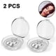 thumbnail image 1 of Pinza nasal magnética de silicona, transparente, herramienta profesional para aliviar el dolor, mini ayuda cómoda para dormir para hombres y mujeres (2 unidades), 1 of 8