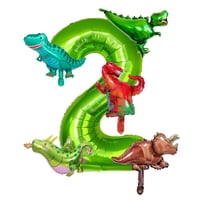 Set De Globos Kzxaxhiu Para Fiesta De Cumpleaños De Dinosaurios De 2 Años Para Niños