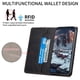 thumbnail image 5 of Funda tipo cartera con bloqueo RFID para Xiaomi Poco C71 4G Con tapa abatible, portatarjetas, cierre magnético, TPU y soporte Negro, 5 of 6