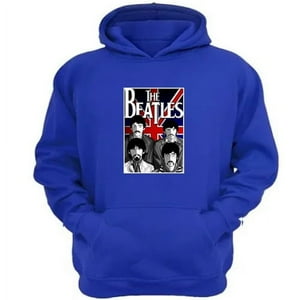 Genérico - Polerón Canguro The Beatles Azul Talla Xl Unisex