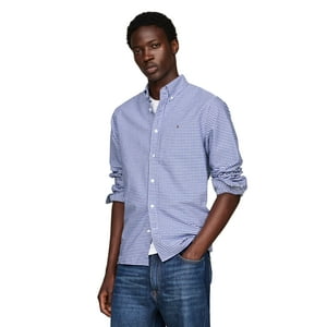 Camisa Tommy Hilfiger Heritage Oxford Gingham Para Hombre