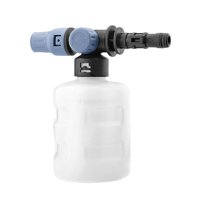 Magideal - Generador De Lanza De Espuma Botella De Limpieza Portátil Herramienta De Lavado A Presión Conector Bote De Espuma Lanza De Espuma De Nieve Para Vehícu