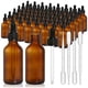 thumbnail image 1 of Botellas turvono 30 ml de vidrio ámbar - Pack de 48 con gotero, 1 of 7