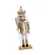 thumbnail image 1 of Figura decorativa de Cascanueces de Navidad, muñeco tradicional de Cascanueces, decoración navideña para centro de mesa, estante de mesa para el hogar Oro, 1 of 5