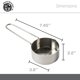 thumbnail image 4 of Taza medidora American Metalcraft 375 ml de acero inoxidable, 4 of 6