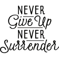 Rienda Libre Graphics - Decomural Never Give Up Classroom Ws-46393