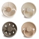 thumbnail image 2 of Chupetes FRIGG SilkySoft de Silicona Paquete x4 Brillo Cristal, 2 of 6