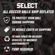 thumbnail image 4 of Paquete de 8 pelotas Soccer Ball Select número 10 con bolsa y bomba tamaño 5, 4 of 7