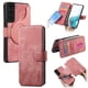 thumbnail image 1 of Funda Billetera Magnética para Samsung Galaxy S22 Soporte Tarjetas Desmontable Rosa, 1 of 6