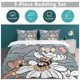 thumbnail image 5 of Tom And JerryCartoon Collection 3-Piece Comforter Set, Personalized Bedding Decor for Kids And Teens Bed Sheets, 5 of 5