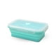 thumbnail image 1 of Contenedor Plegable Rectangular 500 ml Turquesa, 1 of 5