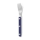 thumbnail image 1 of XmhyTop cubiertos de, acero inoxidable, muy adecuados para trajes de filete,Azul, 4 Piezas Tenedor de postre, 1 of 4