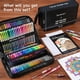 thumbnail image 2 of Bolígrafos De Gel 130 Colores Con Libro Para Colorear Y Estuche, 2 of 7