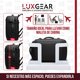thumbnail image 2 of Mochila Maleta Viaje Cabina Luxgear Con Bomba Al Vacio Notebook Tela Impermeable 900d 40 Litros Negro Liso, 2 of 3