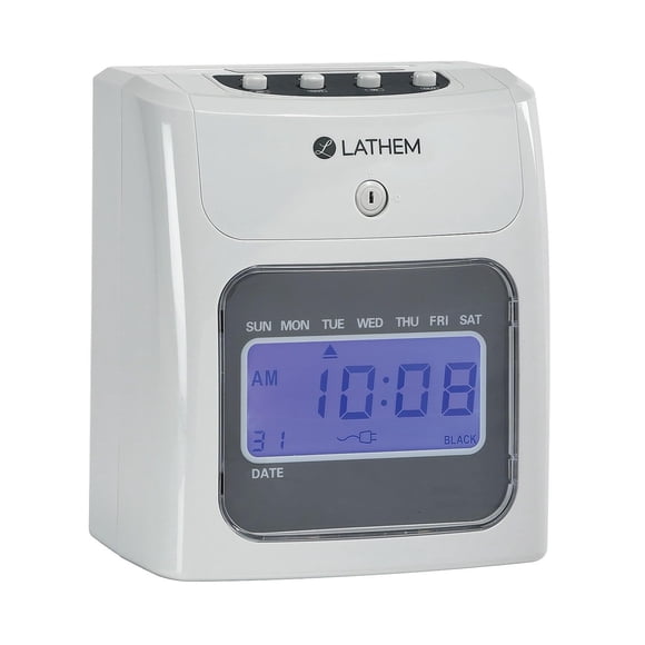 Reloj Marcador Electrónico Lathem 400EKIT - Kit Completo
