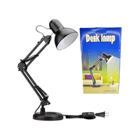 Casa Pagoda - Lámpara De Mesa Brazo Flexible Con Base Y Gancho