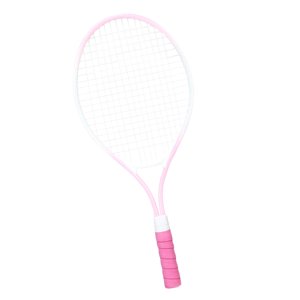 Ioensy - Raqueta De Tenis De 21 Pulgadas Para Niños, Mango Ergonómico Para Parque, Niños Y Niñas, Mango Rosa
