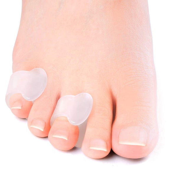 Separadores de dedos en gel Welnove para dedos meñiques (paquete de 12)