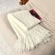 thumbnail image 2 of suxuMhao Mantas para Cama - 1 Pieza 51x90in Manta Suave, Diseño de Color Sólido Manta para Sofá y Manta para Aire Acondicionado, Manta Acogedora de Otoño para Comodidad en el Hogar, Morado, 2 of 4