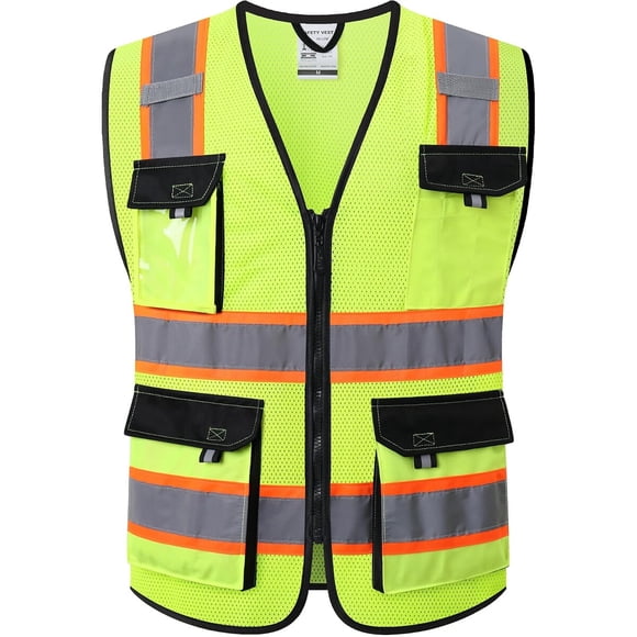 Chaleco Reflectante JKSafety JK220 Malla 4 Cintas