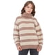 thumbnail image 1 of Sweater Mujer Negro Líneas Beige Básico Corona, 1 of 5