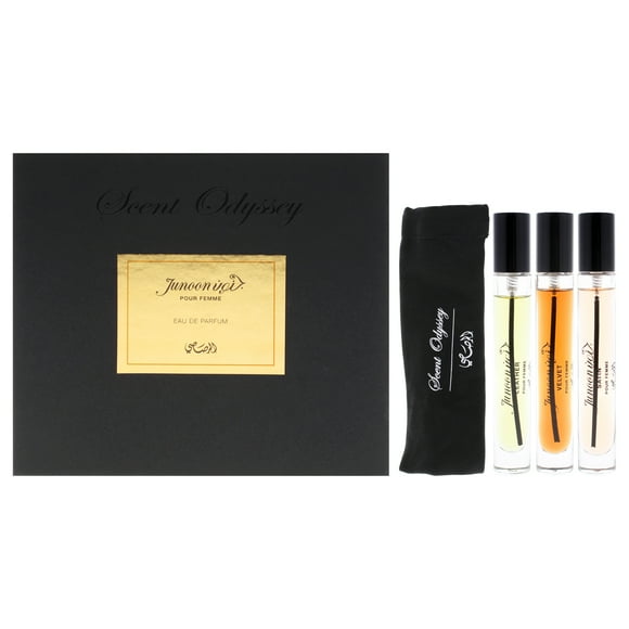 Set de Perfume Rasasi Odisea Del Aroma Junoon EDP 7.5ml