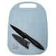 thumbnail image 1 of Tabla de cortar Chef Craft 25 × 19 cm azul con juego de cuchillos, 1 of 6