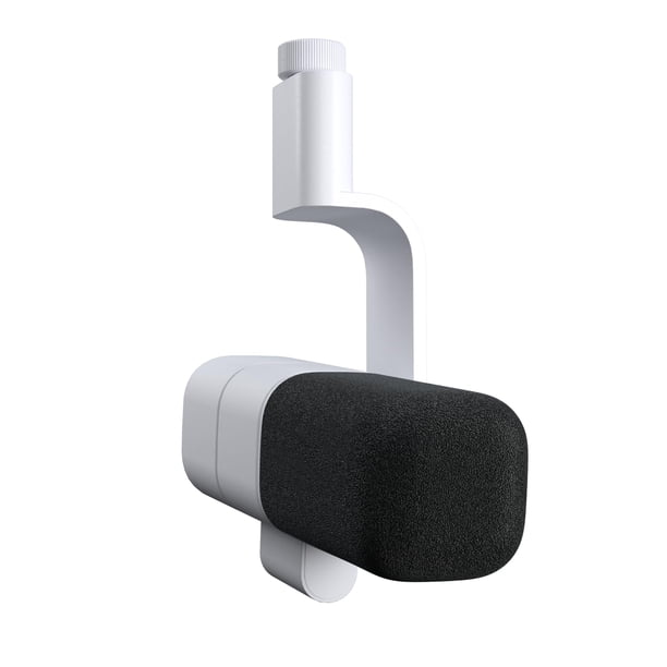 Micrófono de transmisión Logitech G Yeti Studio Active Dynamic XLR para juegos, preamplificador activo ClearAmp, cápsula de doble diafragma, soporte amortiguador interno, blanco roto