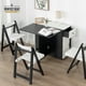 thumbnail image 5 of Comedor Plegable Multiuso + 4 sillas plegables madera, 5 of 12