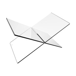 Bothyi - Soporte Para Libros Estable Acrílico Para Cocina Biblioteca Abierta Y Cerrada