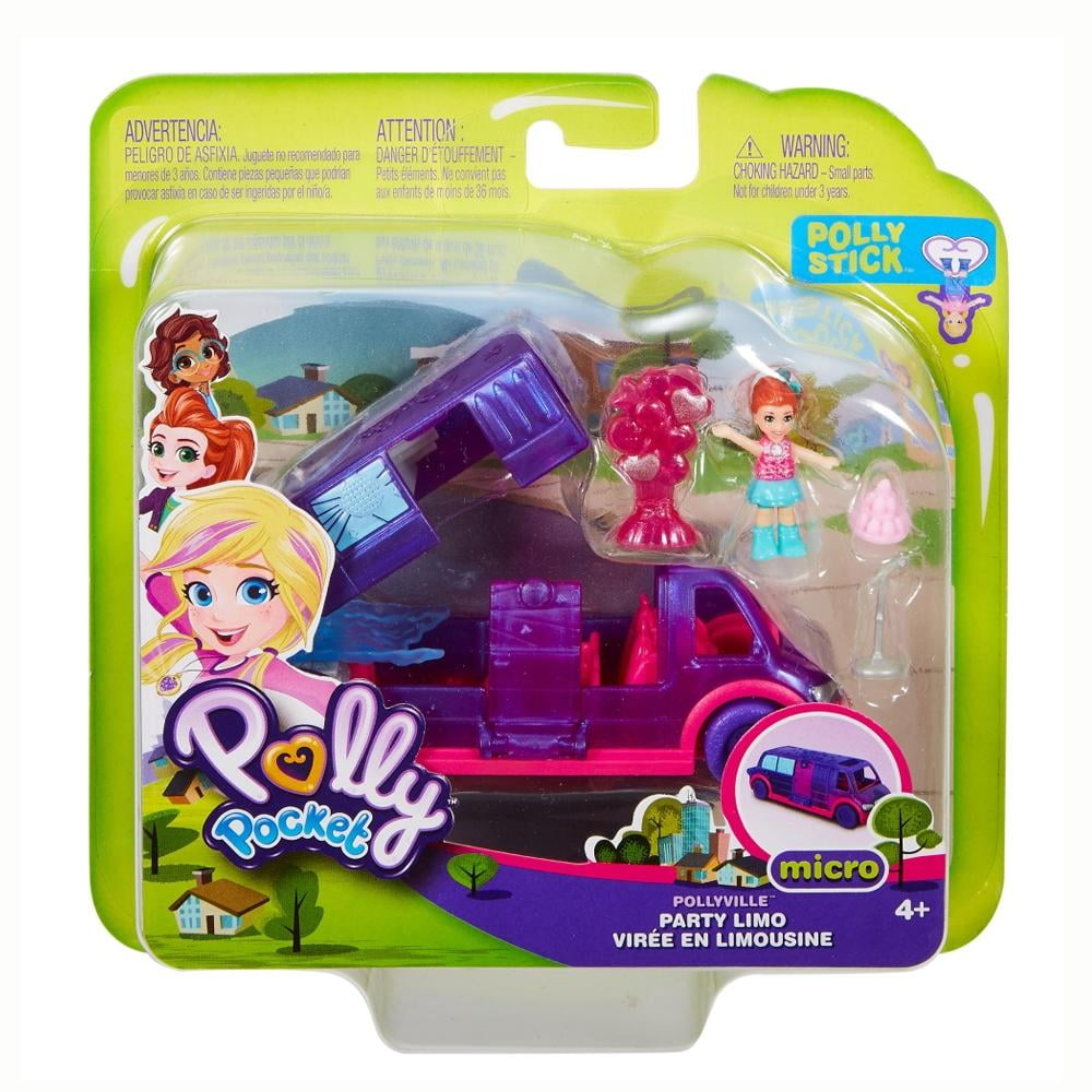 Playset Polly Pocket Limosina De Fiesta