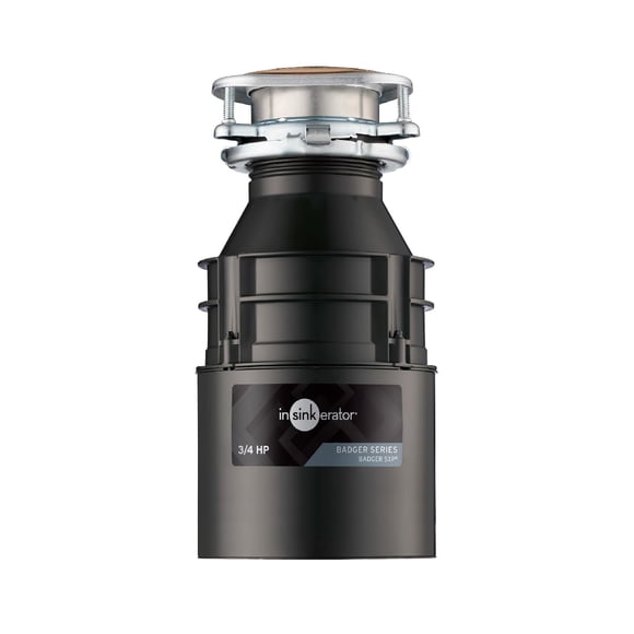 Triturador de Basura Insinkerator Badger 5XP 3/4 HP Negro/Inoxidable