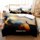 thumbnail image 1 of Dark Emo Bedding Set Single Twin Full Queen King Size Bed Set Adult Kid Bedroom Duvetcover Sets 3D Print Anime Bed Sheet Set Bed Sheets, 1 of 5