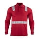 thumbnail image 2 of Polera Polo Manga Larga Reflectante Híbrida Cuello Piqué Rojo, 2 of 8
